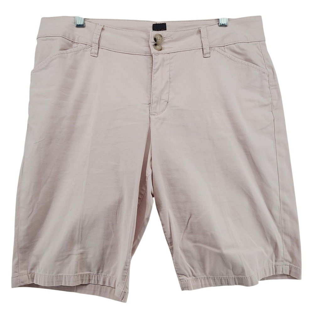 JAG 16 Pink Classic Fit Chino Shorts Pastel Preppy Casual Summer Stretch Bermuda